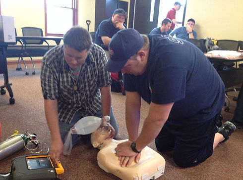 Man Performing CPR