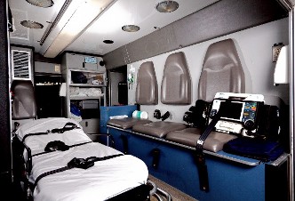 Inside of Ambulance